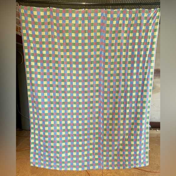 Vintage Tie Quilt 65” x 83” - Picture 8 of 9